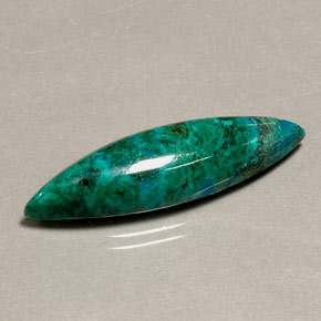 Chrysocolle multicolore naturelle marquise, 17,16 ct, opaque