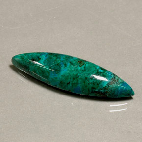 Chrysocolle multicolore naturelle marquise, 17,16 ct, opaque