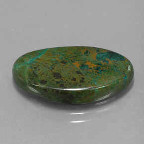 Chrysocolle Multicolore naturelle Forme fantaisie, 10.63 ct, Opaque