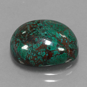 Chrysocolle multicolore naturelle forme fantaisie, 10,77 ct, opaque