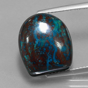Chrysocolle Multicolore naturelle Forme fantaisie, 15.63 ct, Opaque
