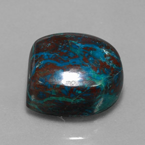 Chrysocolle Multicolore naturelle Forme fantaisie, 15.63 ct, Opaque