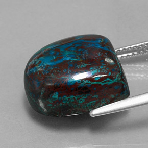 Chrysocolle Multicolore naturelle Forme fantaisie, 15.63 ct, Opaque