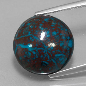 Chrysocolle Multicolore naturelle Coupe roude, 9.97 ct, Opaque