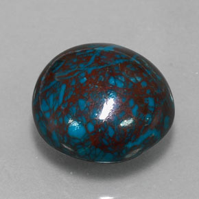 Chrysocolle Multicolore naturelle Coupe roude, 9.97 ct, Opaque