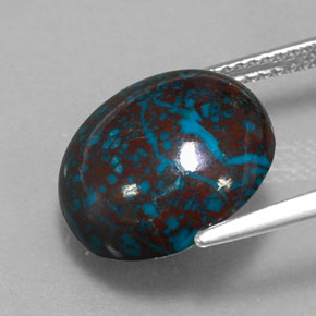 Chrysocolle Multicolore naturelle Coupe roude, 9.97 ct, Opaque