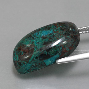Chrysocolle Multicolore naturelle Forme fantaisie, 11.95 ct, Opaque