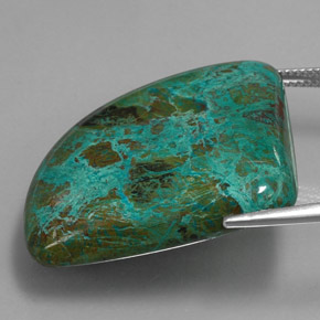 Chrysocolle Multicolore naturelle Forme fantaisie, 73,62 ct, Opaque