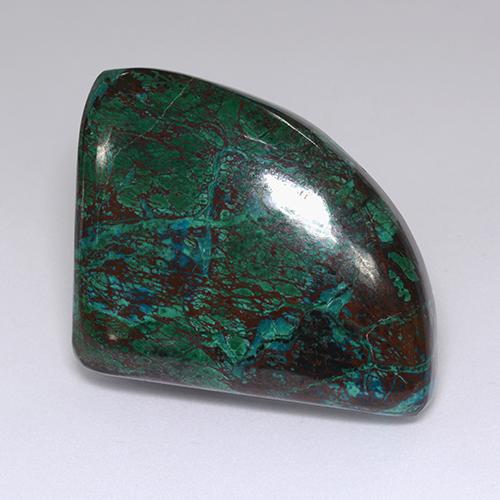 Chrysocolle Multicolore naturelle Forme fantaisie, 67.64 ct, Opaque