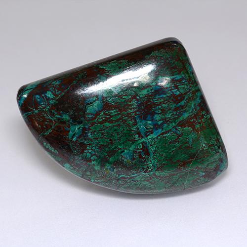 Chrysocolle Multicolore naturelle Forme fantaisie, 67.64 ct, Opaque