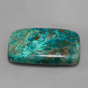 Chrysocolle Multicolore naturelle Baquette, 34.02 ct, Opaque