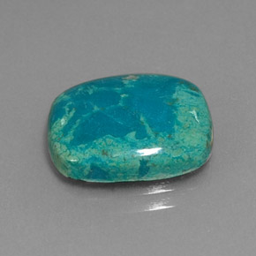 Chrysocolle Multicolore naturelle Coupe coussin, 4.45 ct, Opaque