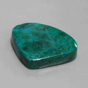 Chrysocolle Multicolore naturelle En forme de poire, 44.58 ct, Opaque