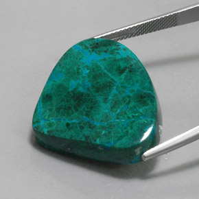Chrysocolle Multicolore naturelle En forme de poire, 44.58 ct, Opaque