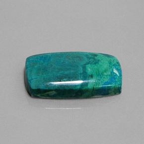 Chrysocolle Multicolore naturelle Baquette, 11.40 ct, Opaque