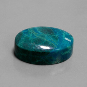 Chrysocolle Multicolore naturelle Coupe ovale, 22.20 ct, Opaque