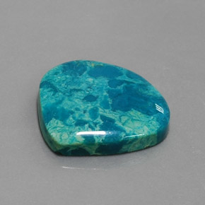 Chrysocolle Multicolore naturelle En forme de poire, 10.76 ct, Opaque
