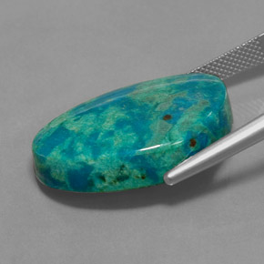 Chrysocolle Multicolore naturelle Forme fantaisie, 21.93 ct, Opaque