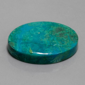 Chrysocolle Multicolore naturelle Coupe ovale, 26.15 ct, Opaque