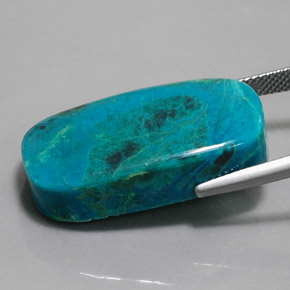 Chrysocolle Multicolore naturelle Coupe coussin, 31.88 ct, Opaque