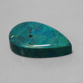 Chrysocolle Multicolore naturelle En forme de poire, 31.71 ct, Opaque