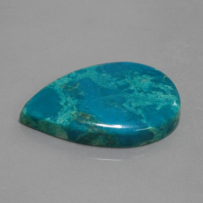 Chrysocolle Multicolore naturelle En forme de poire, 21.26 ct, Opaque