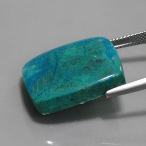 Chrysocolle Multicolore naturelle Baquette, 24.24 ct, Opaque
