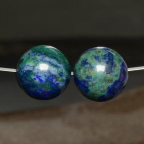 Achetez naturel ct Multicolore Chrysocolle gems, Sphère / Boule, En provenance Pérou chez GemSelect. En stock, livraison internationale!