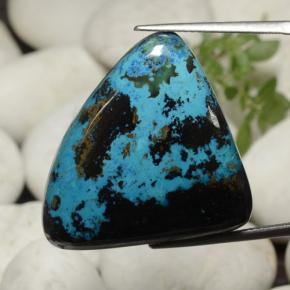 Chrysocolle Multicolore naturelle Trillion, 59.64 ct, Opaque