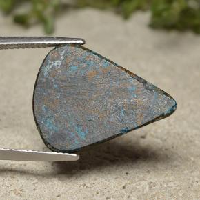 Chrysocolle Multicolore naturelle En forme de poire, 27.27 ct, Opaque