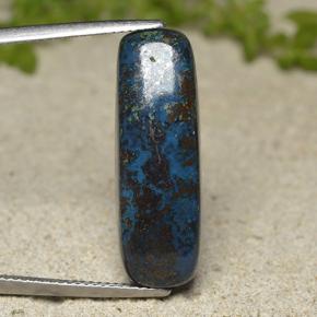 Chrysocolle multicolore naturelle coupe coussin, 16,65 ct, opaque