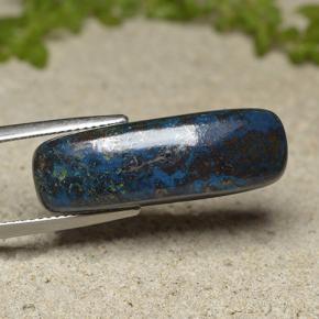 Chrysocolle multicolore naturelle coupe coussin, 16,65 ct, opaque