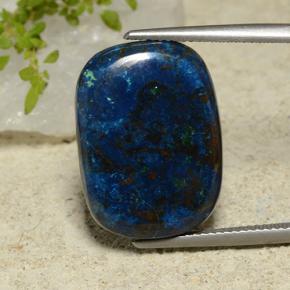 Chrysocolle Multicolore naturelle Coupe coussin, 17.41 ct, Opaque