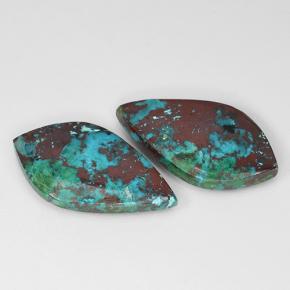 Achetez naturel 14,41ct multicolore chrysocolle gems, forme fantaisie, en provenance australie chez gemselect. en stock, livraison internationale!