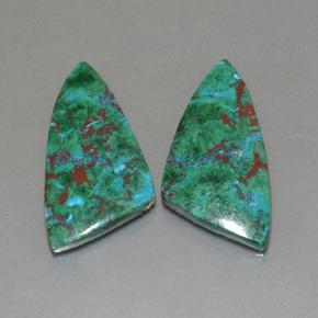 Achetez naturel 18.00ct Multicolore Chrysocolle gems, Forme fantaisie, En provenance Australie chez GemSelect. En stock, livraison internationale!