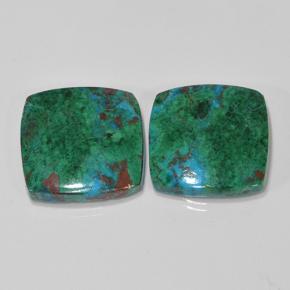 Achetez naturel 17,54ct multicolore chrysocolle gems, coupe coussin, en provenance australie chez gemselect. en stock, livraison internationale!