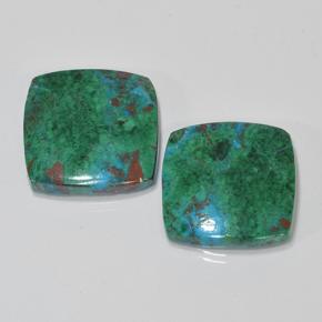 Achetez naturel 17,54ct multicolore chrysocolle gems, coupe coussin, en provenance australie chez gemselect. en stock, livraison internationale!