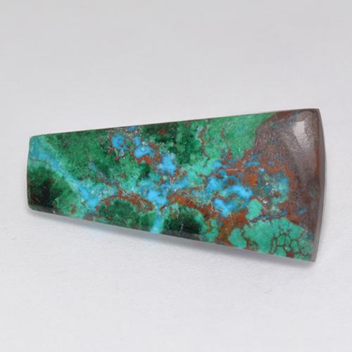 Chrysocolle Multicolore naturelle Forme fantaisie, 5.47 ct, Opaque