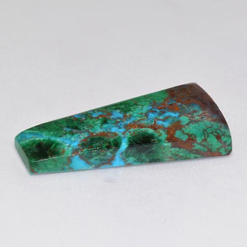 Chrysocolle Multicolore naturelle Forme fantaisie, 5.47 ct, Opaque