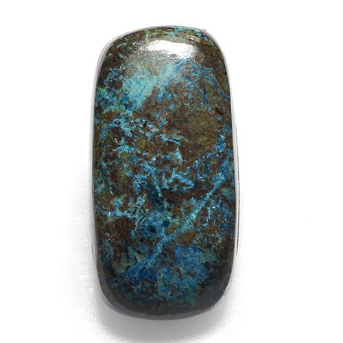 Chrysocolle multicolore naturelle coupe coussin, 11,89 ct, opaque