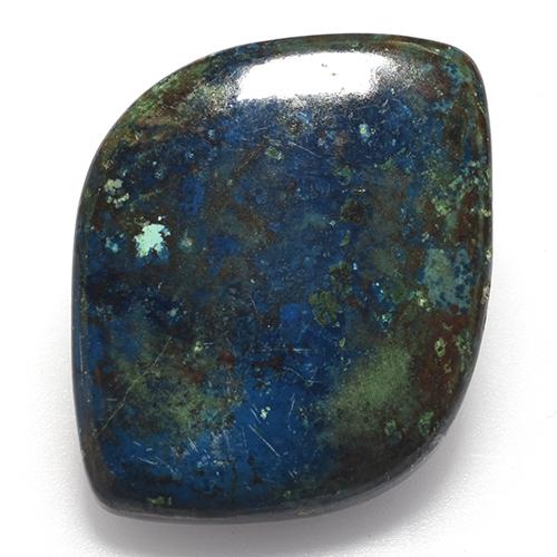 Chrysocolle Multicolore naturelle Forme fantaisie, 22.33 ct, Opaque