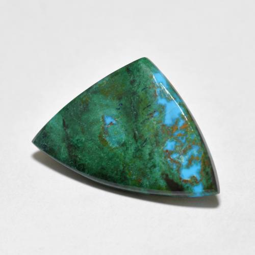 Chrysocolle Multicolore naturelle Forme fantaisie, 5.38 ct, Opaque