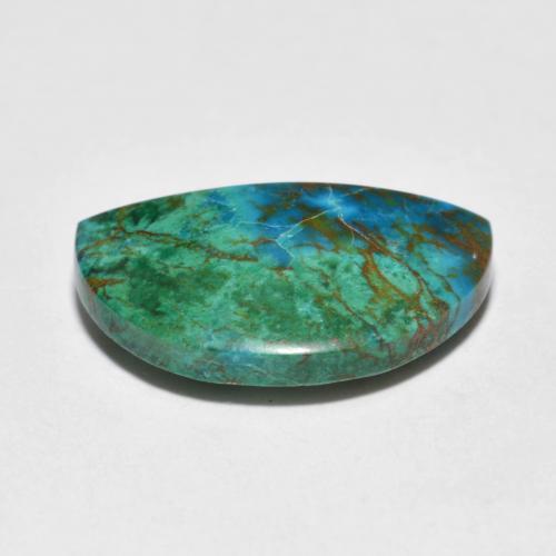 Chrysocolle Multicolore naturelle Forme fantaisie, 5.78 ct, Opaque