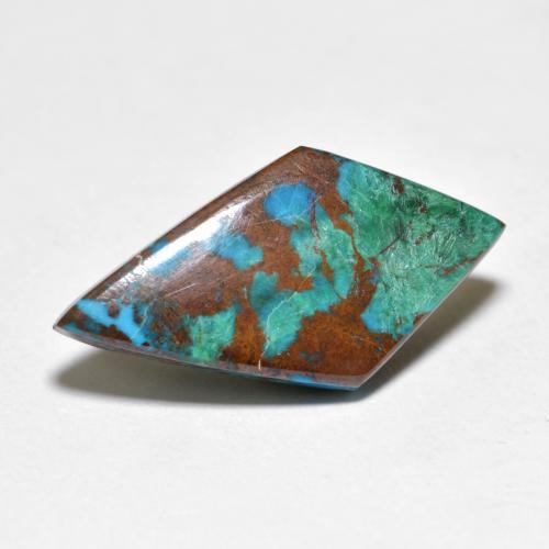 Chrysocolle Multicolore naturelle Forme fantaisie, 5.92 ct, Opaque