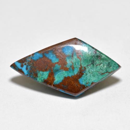 Chrysocolle Multicolore naturelle Forme fantaisie, 5.92 ct, Opaque