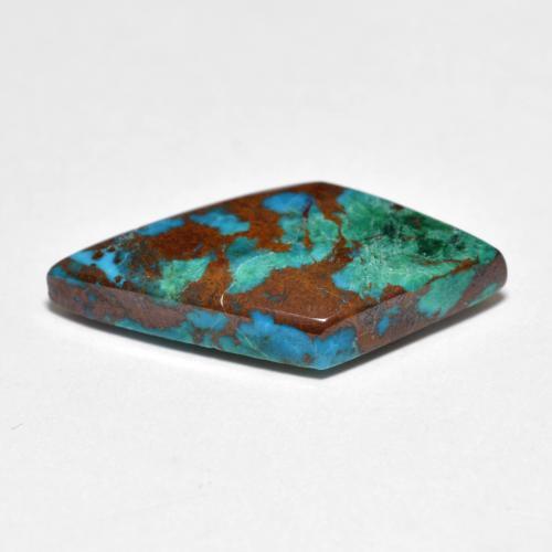 Chrysocolle Multicolore naturelle Forme fantaisie, 5.92 ct, Opaque