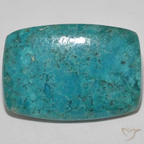 22.53ct Naturel Multicolore Chrysocolle, Coussin, Opaque