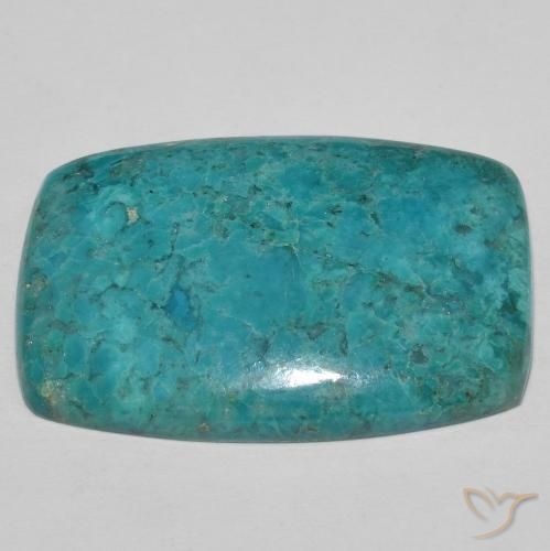 Chrysocolle Multicolore naturelle Coussin, 22.53 ct, Opaque