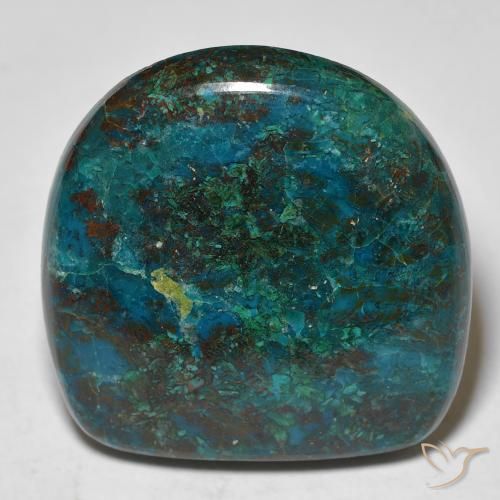 23.78ct Naturel Multicolore Chrysocolle, Fantaisie, Opaque