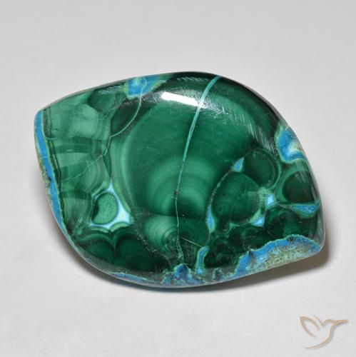 50.32ct Naturel Multicolore Chrysocolle, Fantaisie, Opaque